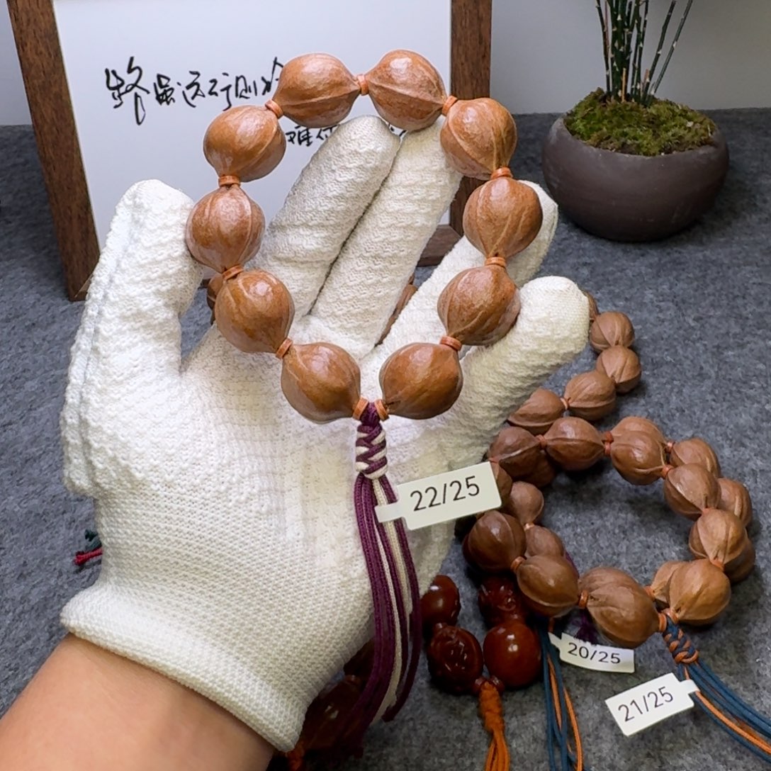 手串/手链橄榄核22/25鲨鱼背