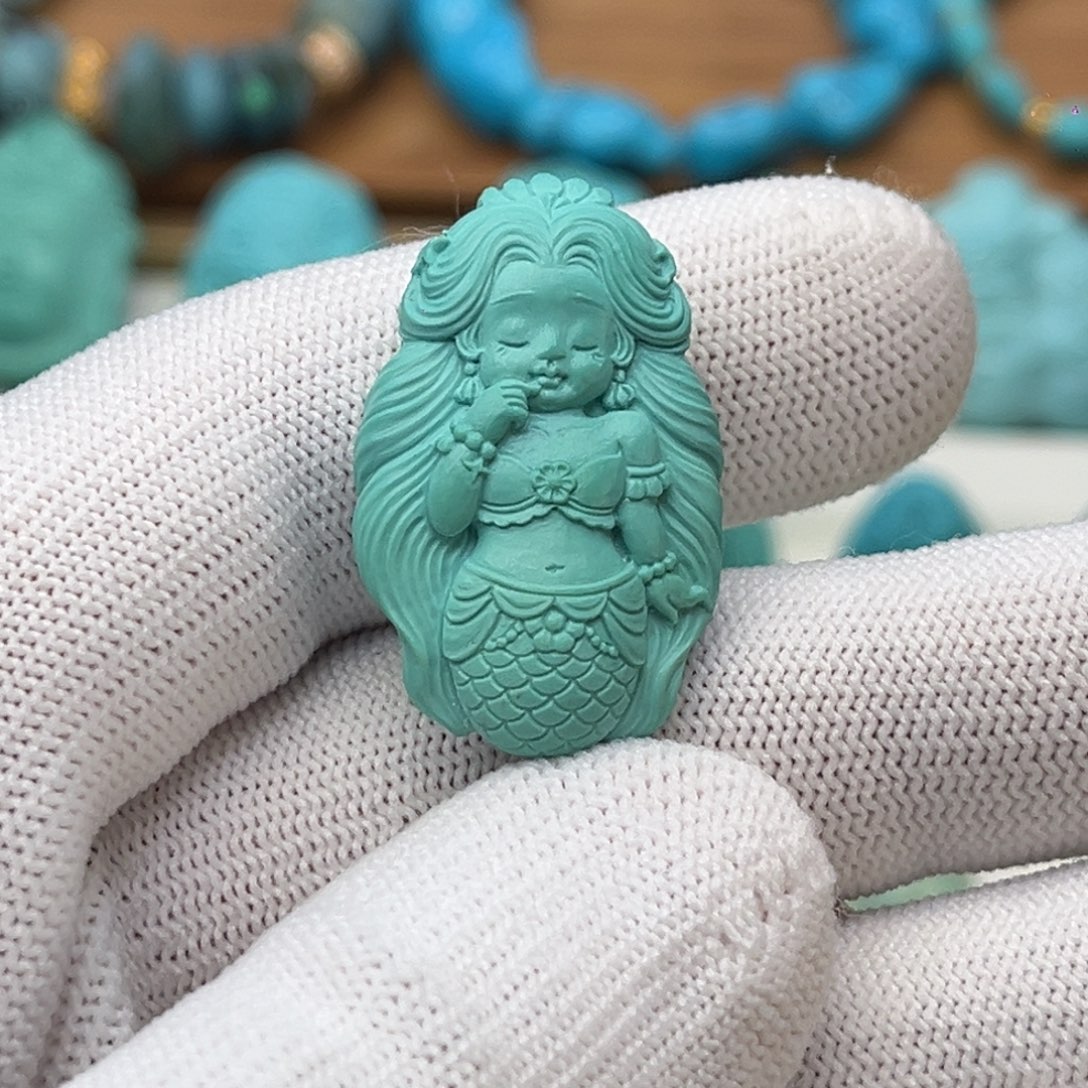 绿松石未镶嵌珠宝奇石