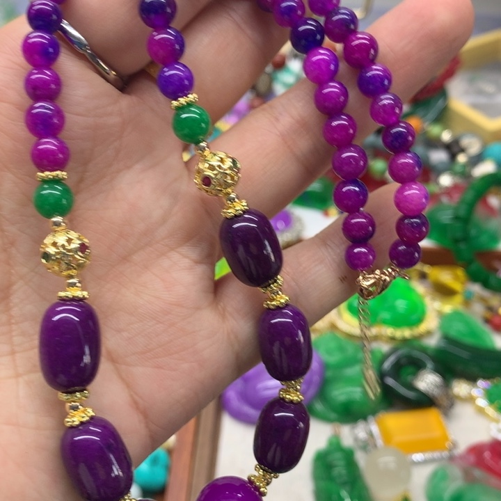 苏纪石（舒俱来）合金颈饰吊坠