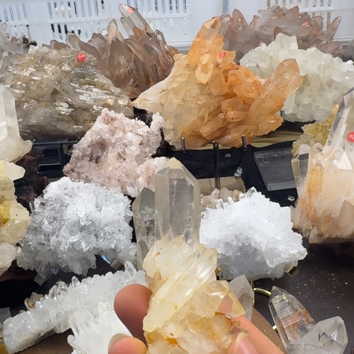 珠宝半成品水晶未镶嵌