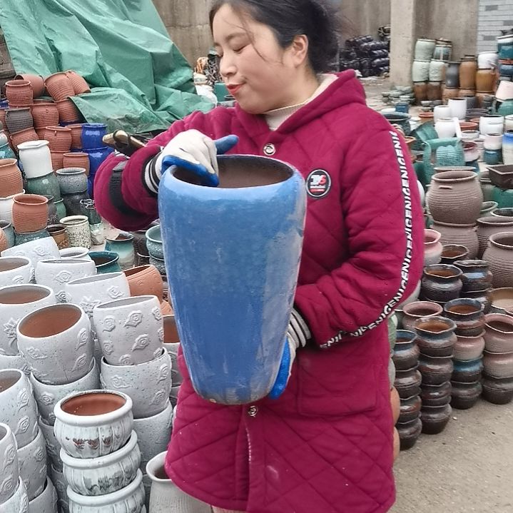 红陶口19高37瑕疵