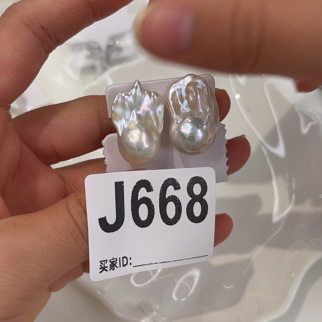 银S925镶嵌淡水珍珠耳饰