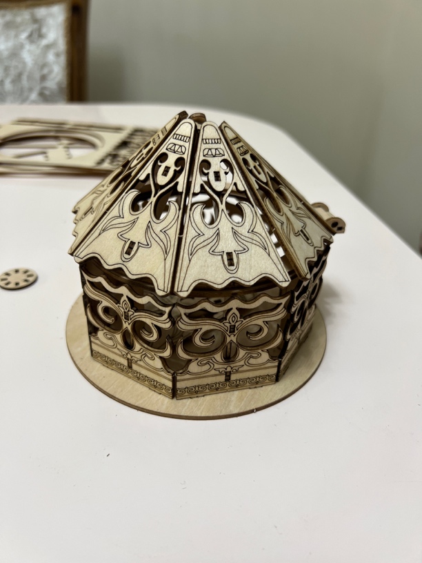 木质拼装模型·手工·收纳盒