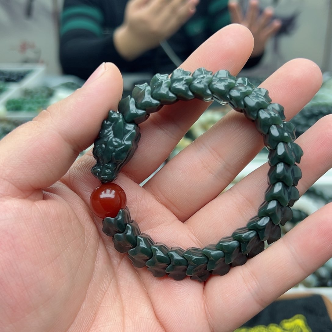 和田玉手链未镶嵌