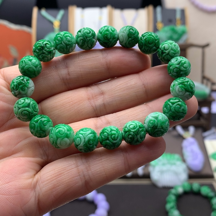 翡翠未镶嵌手链翡翠手链