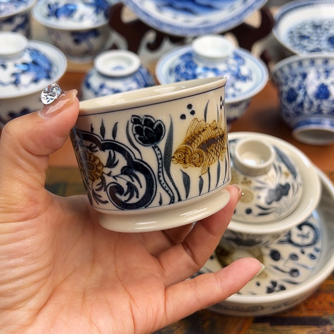 杯景德镇手绘主人杯