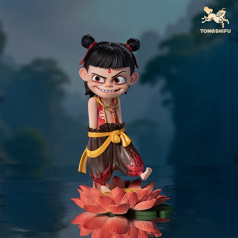 铜师傅《哪吒之魔童闹海》正版授权 插兜哪吒 全铜手办潮玩摆件收藏