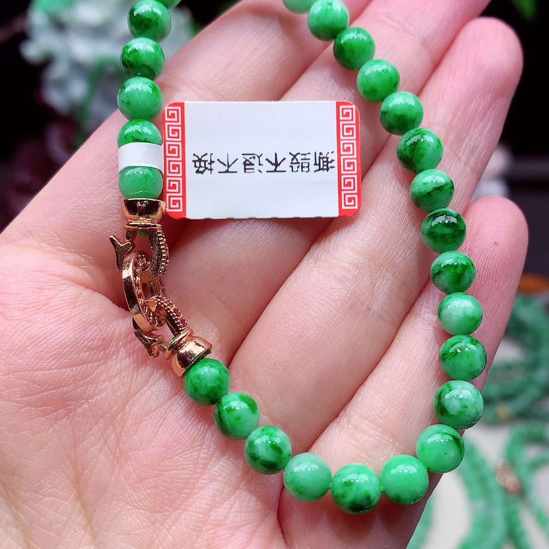 翡翠未镶嵌手链翡翠