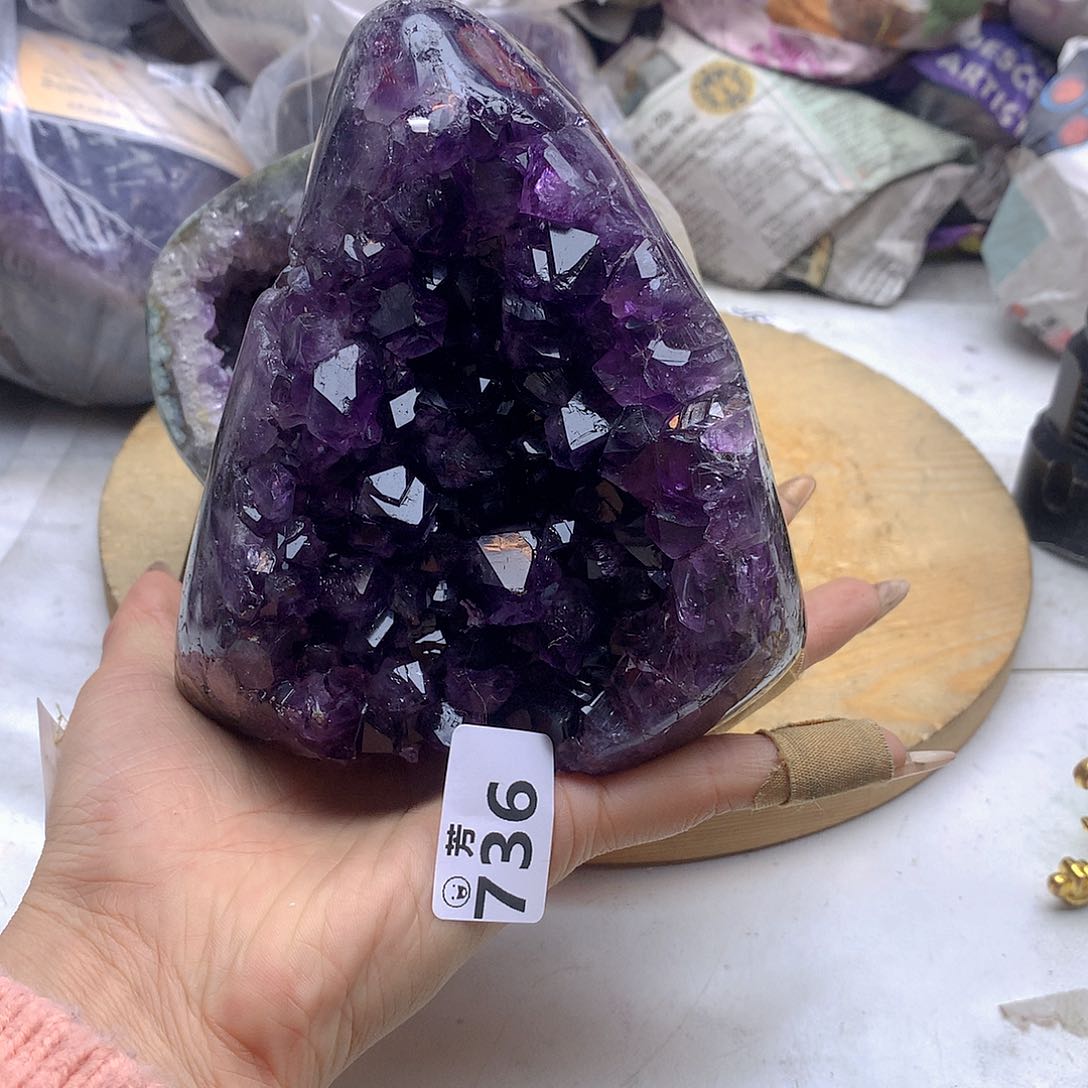 紫晶大型摆件（非配饰）未镶嵌