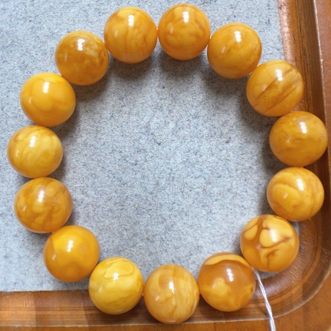 蜜蜡手串未镶嵌蜜蜡手串