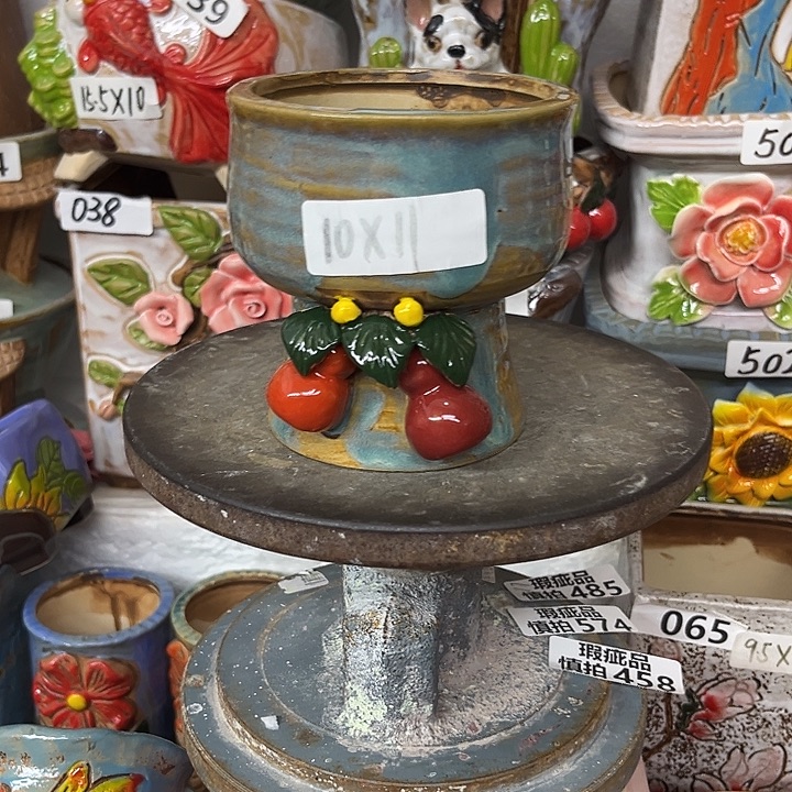 粗陶材质多肉花盆