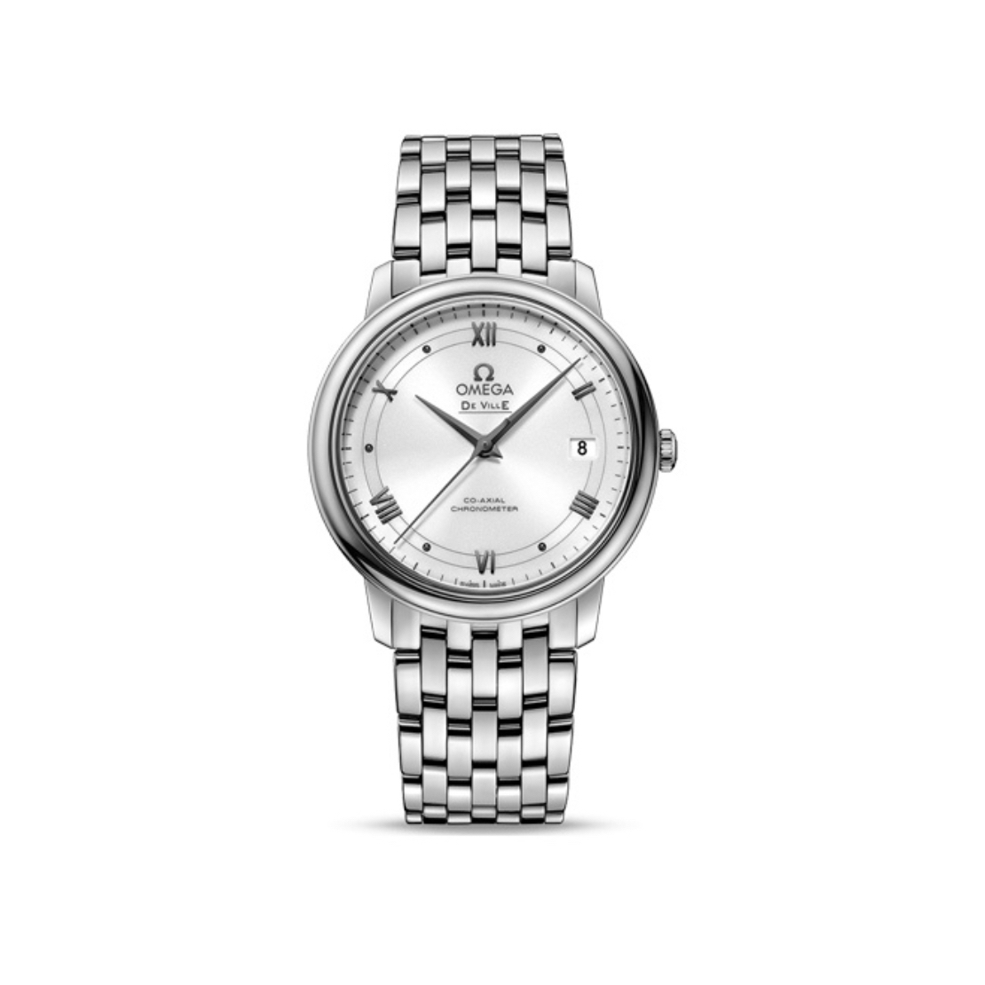 99新 Omega/欧米茄 424.10.37.20.04.001三代蝶飞轨道白钢/表径37