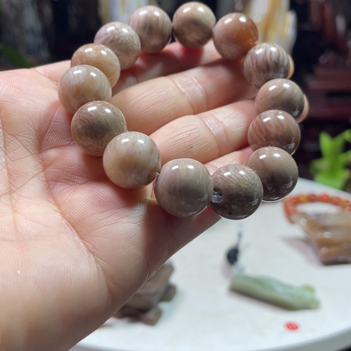 石材家居摆件硅化木