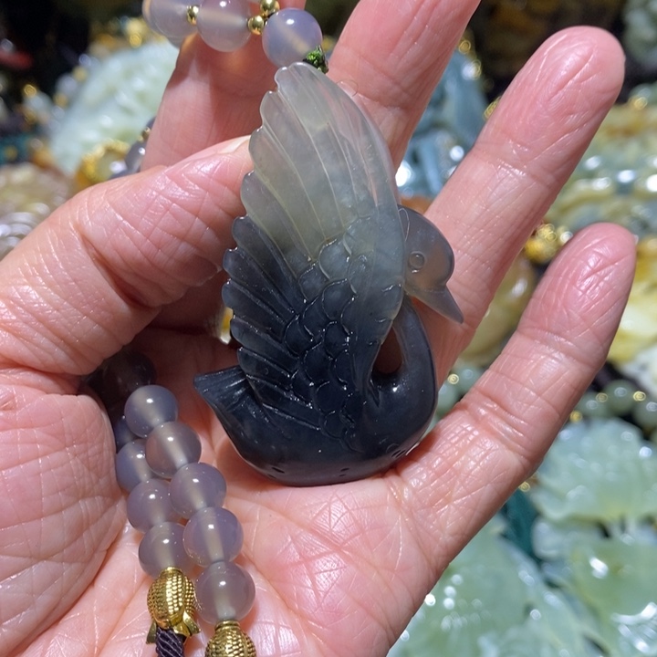 岫玉岫玉吊坠未镶嵌