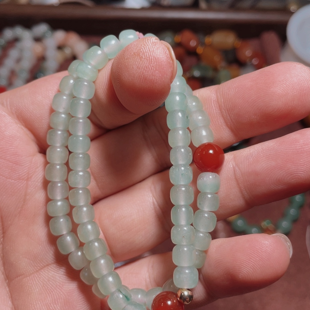 东陵石未镶嵌手串东陵玉老型手串