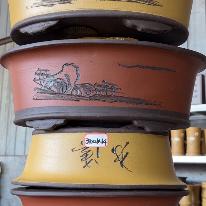 紫砂花盆               158-4