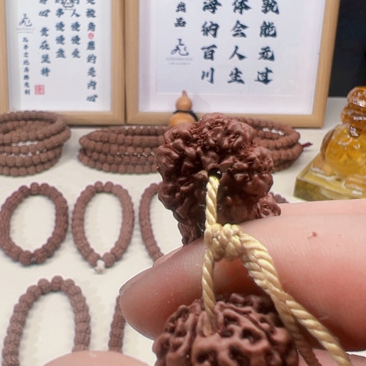 金刚菩提吊坠17尺寸原生态霸王花