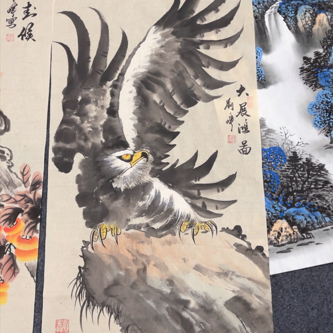 国画处理作品看好再拍哦