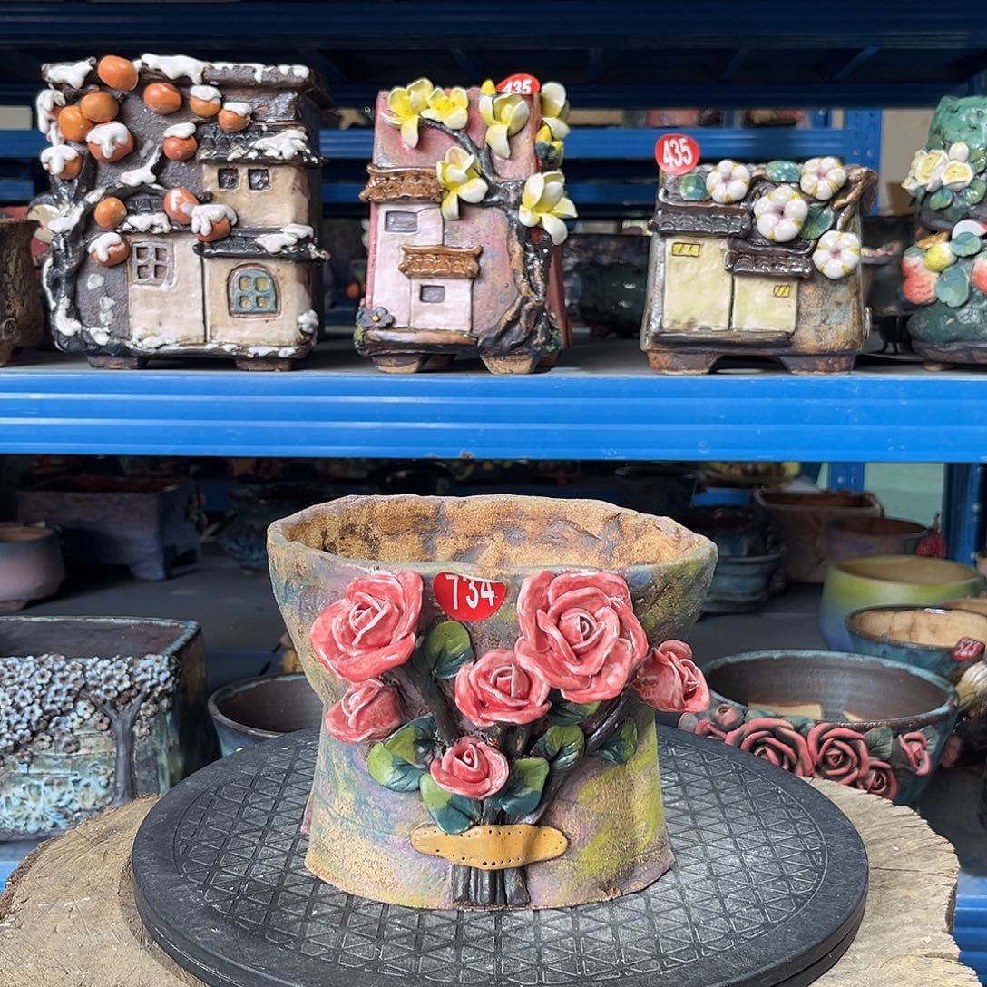 福利734 号陶然花器手工花盆