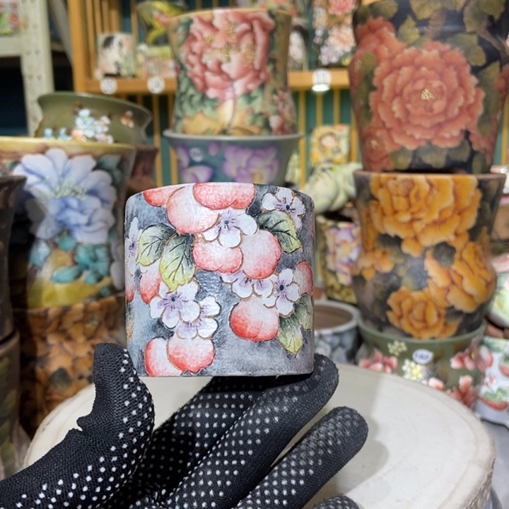 红陶景德镇艺术手绘作品