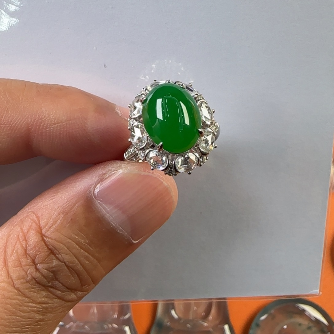 定制翡翠未镶嵌天然