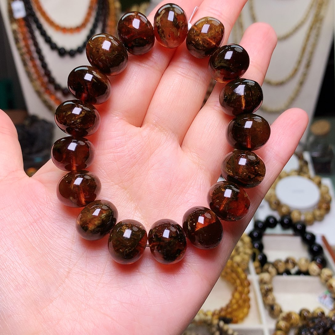 琥珀未镶嵌裸石15/血蜡-879