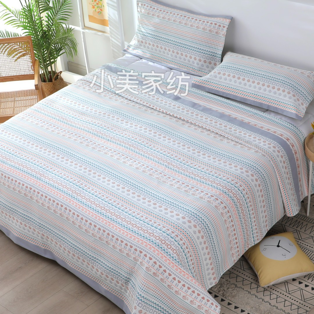 【240×400】【加大】六层纯棉纱布床盖透气吸汗四季款