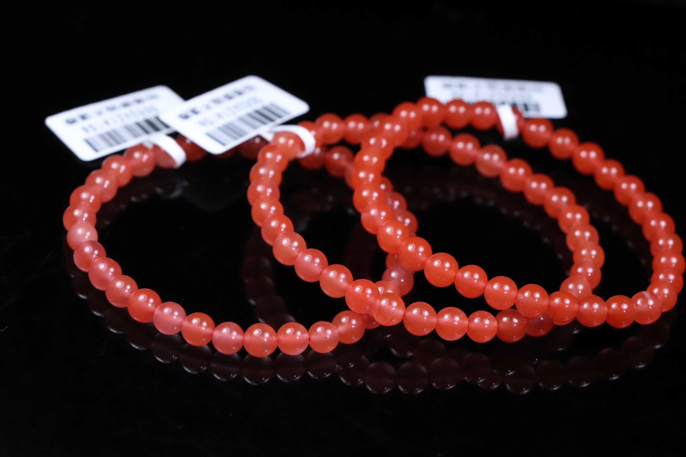 3原矿无优化天然南红保山西山杨柳单圈5mm左右多样性发一条微色差