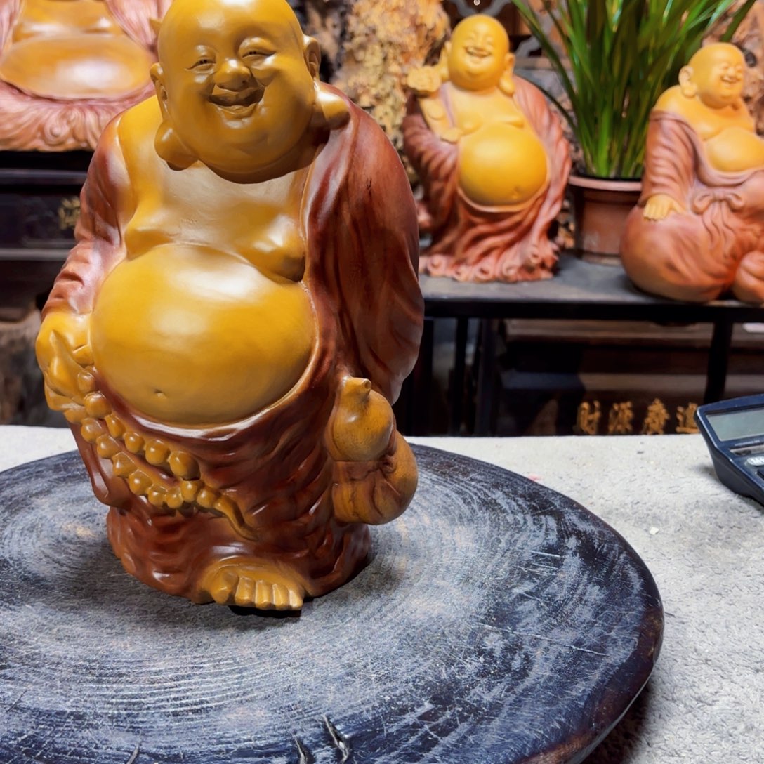 崇***香樟木葫芦佛香樟木