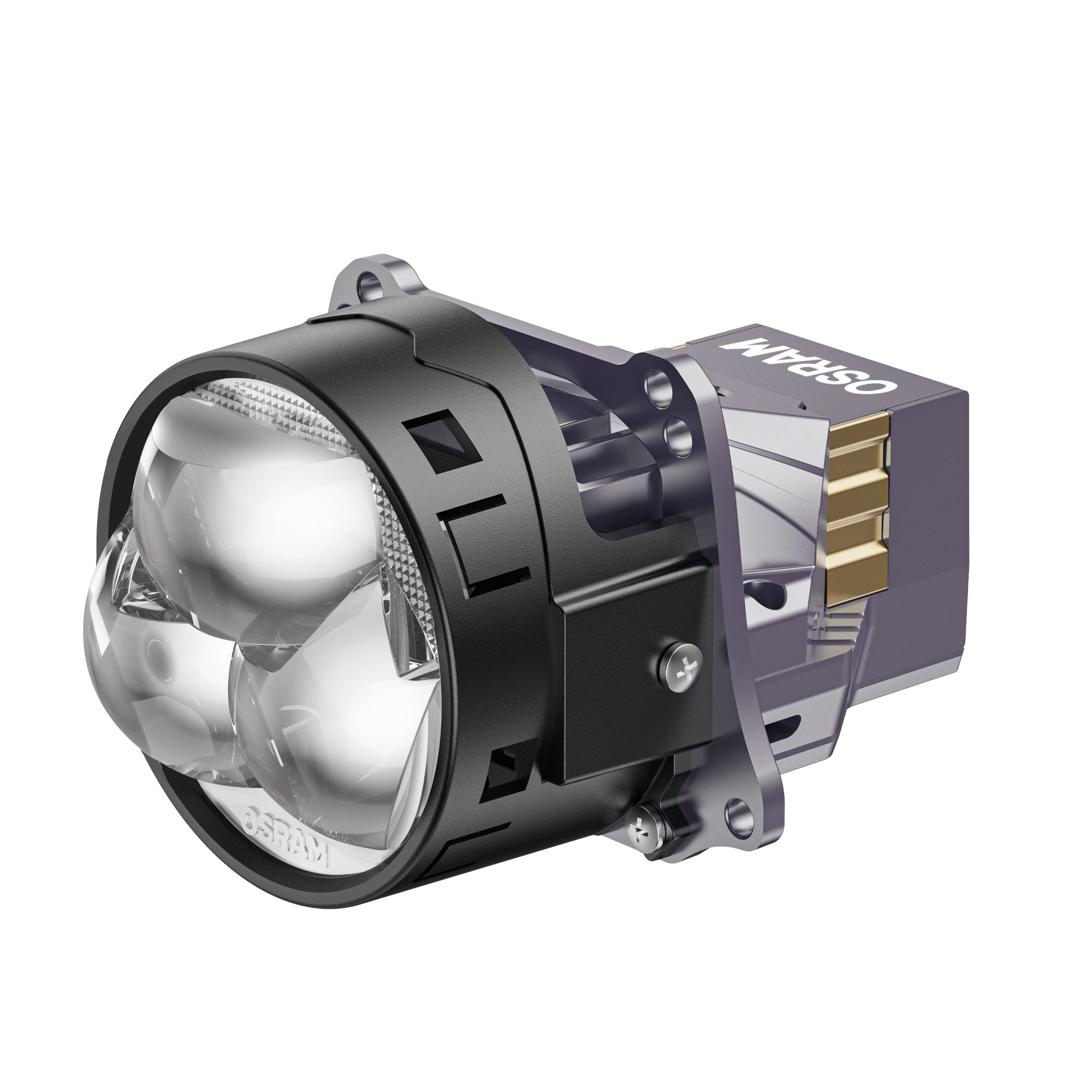 OSRAM 欧司朗通天虎圆/方形三龙珠超透镜蜓式复眼 LED 汽车大灯