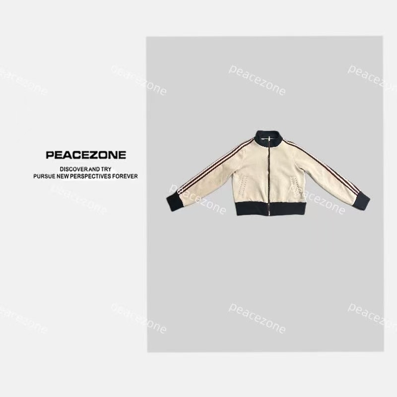 Peacezone 【美式复古】秋冬新款休闲运动常规款卫衣外套/71650