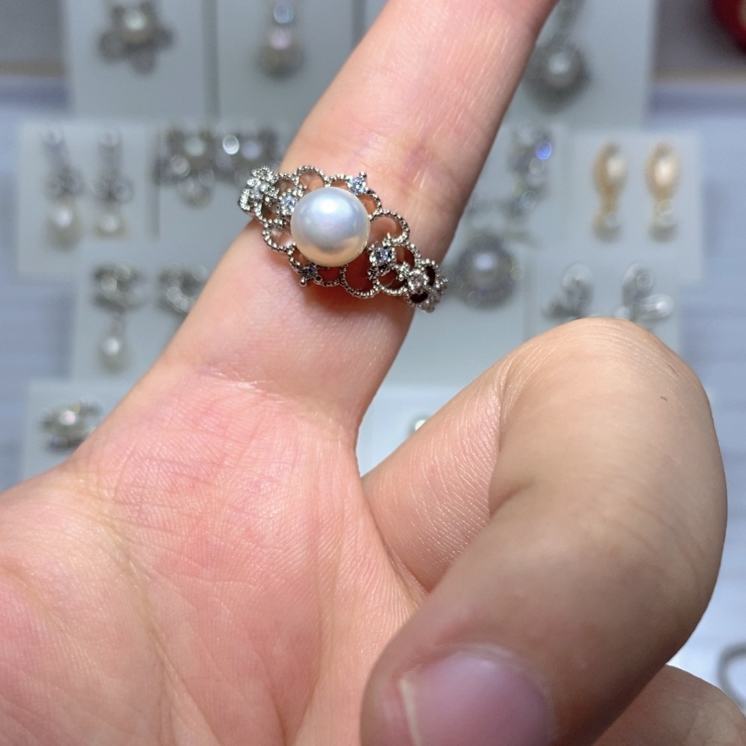 未镶嵌耳饰淡水珍珠