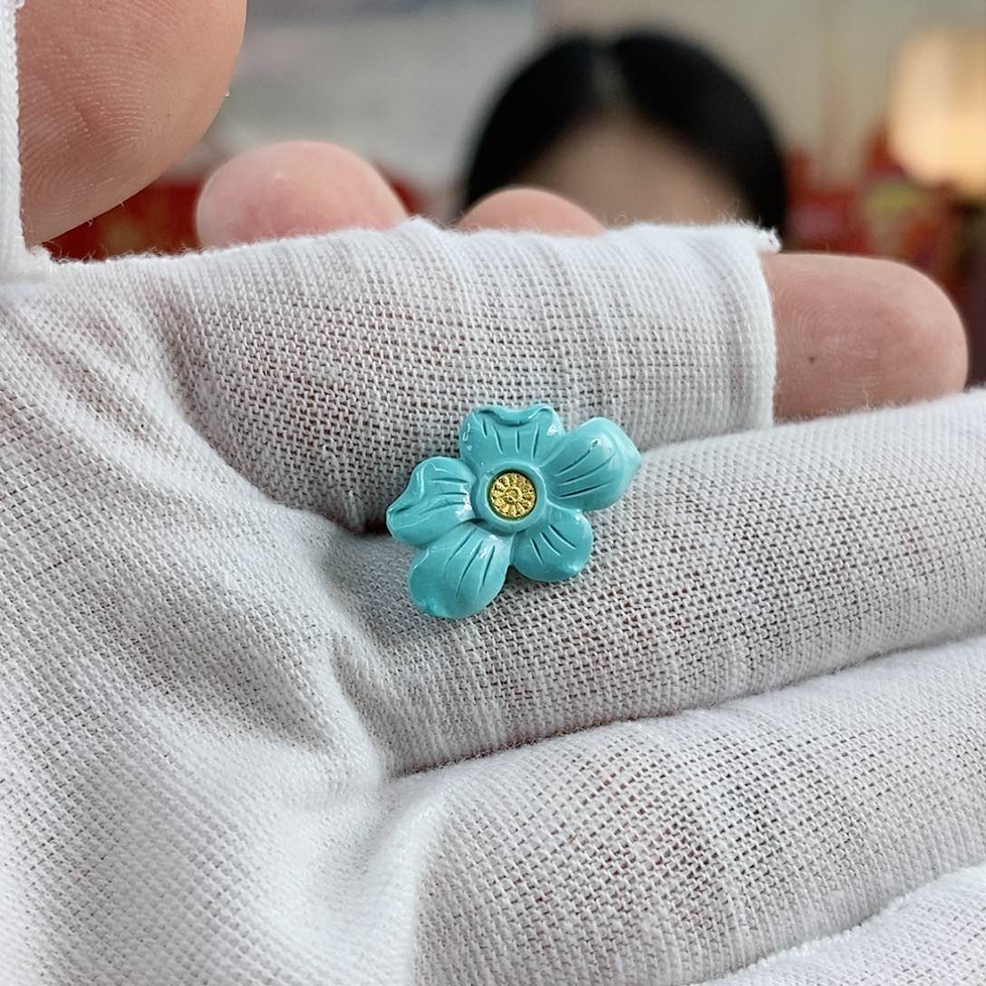 绿松石珠宝奇石未镶嵌