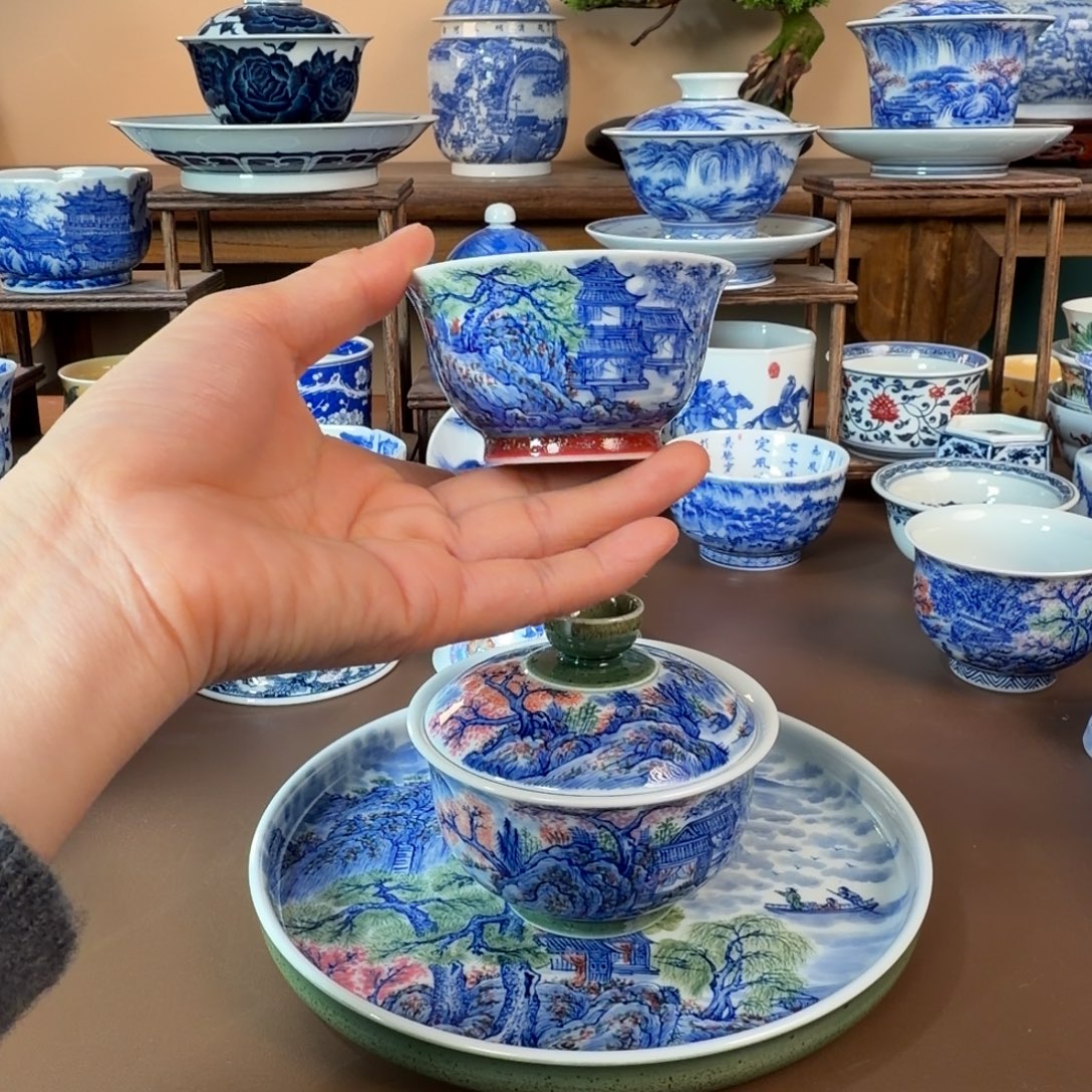 景德镇陶瓷手工手绘