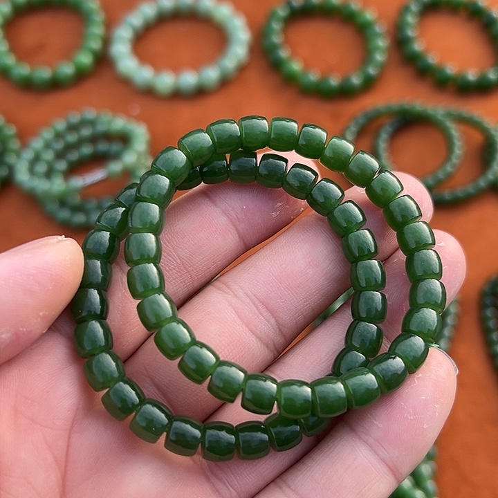 和田玉未镶嵌手串多样性发货