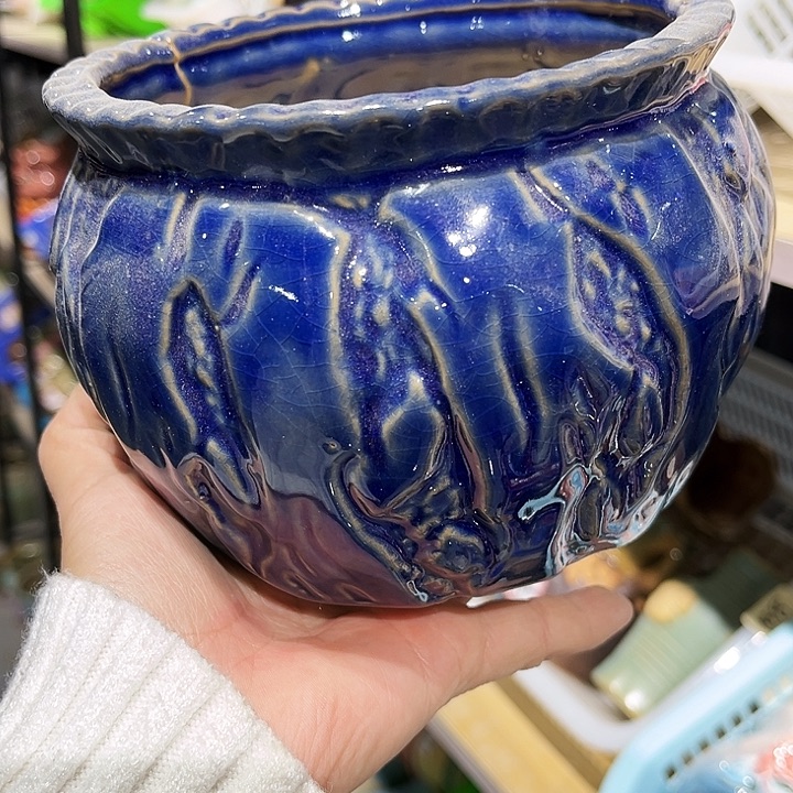 瓷片花盆多肉植物花盆