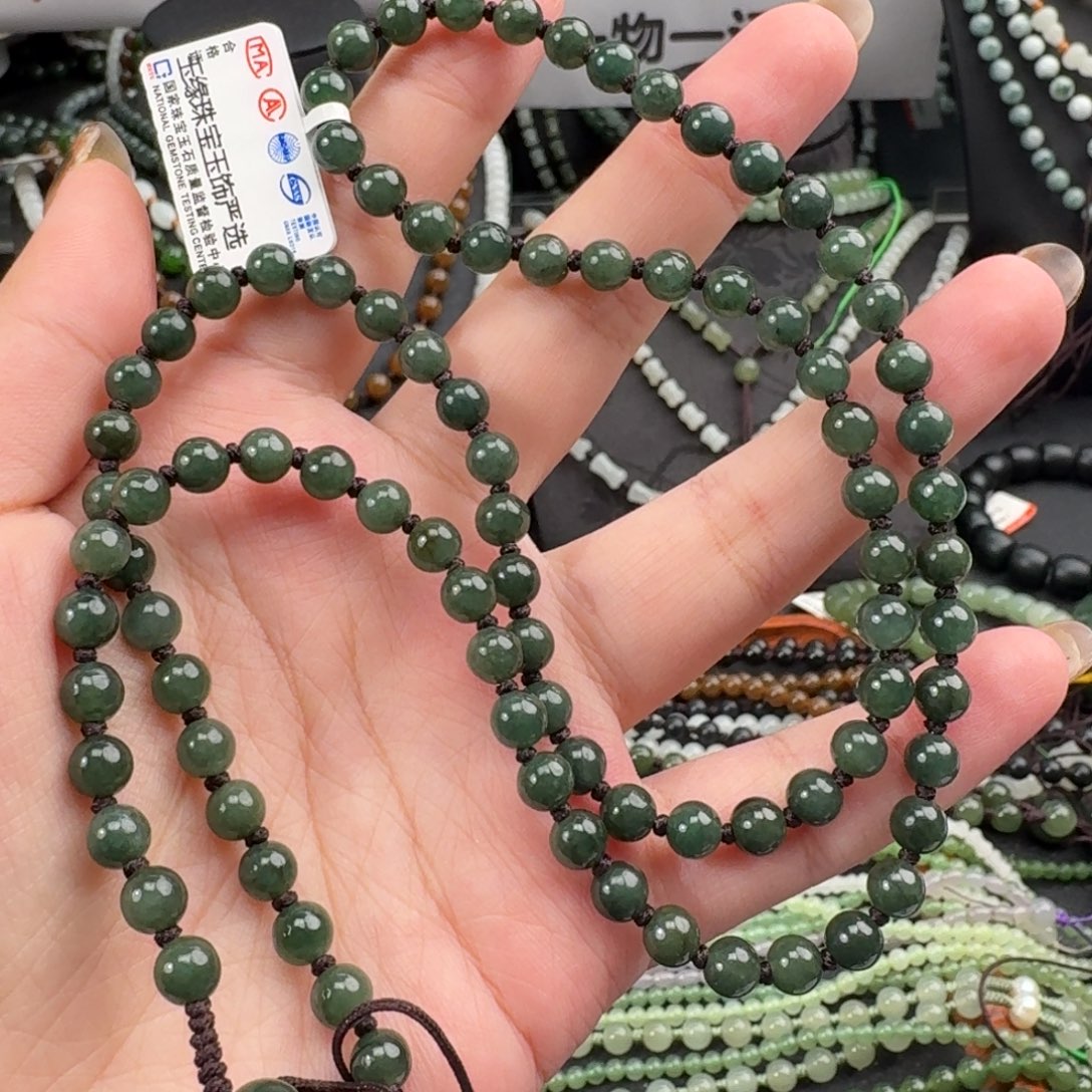 翡翠未镶嵌颈饰天然翡翠