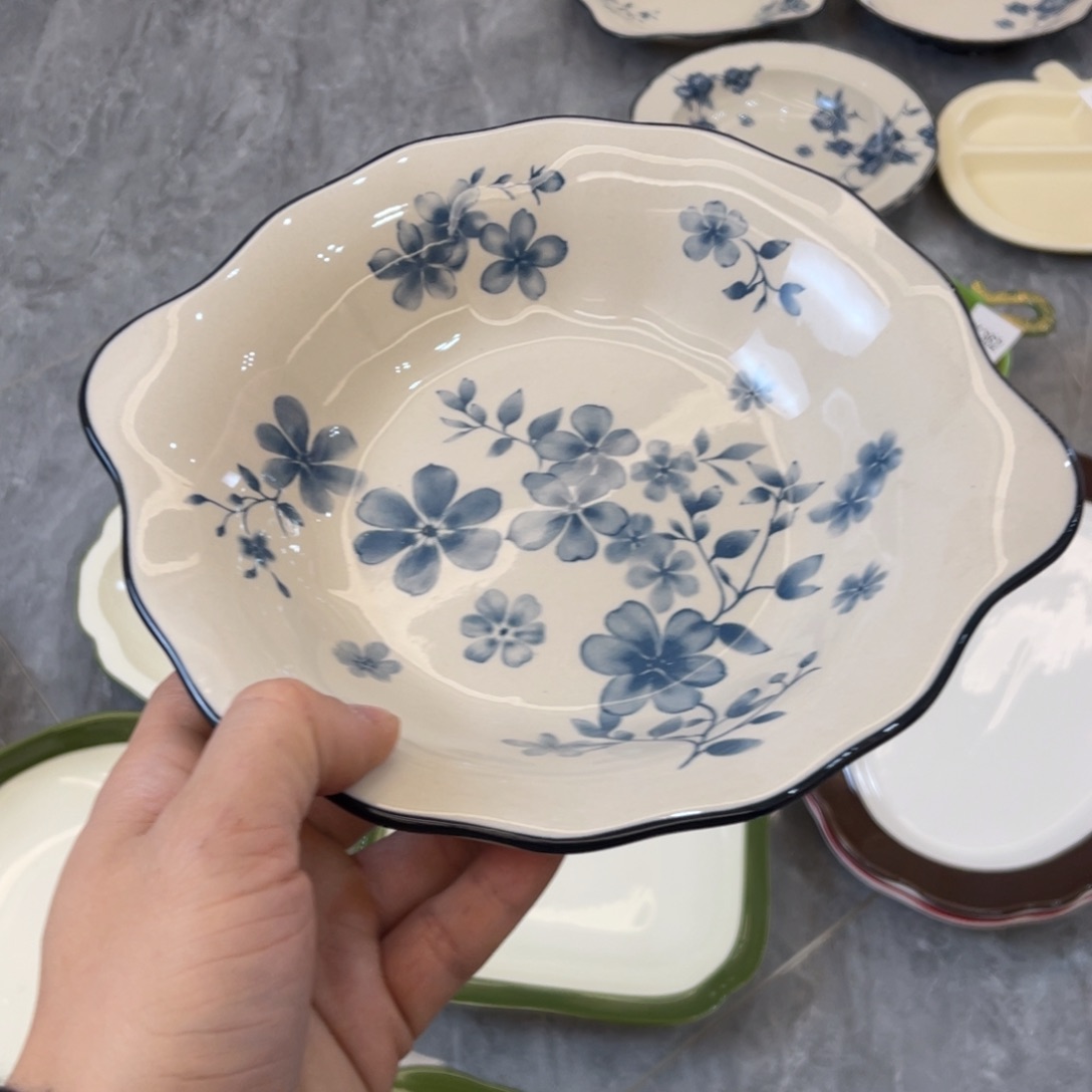 陶瓷微瑕餐具介意勿拍，满18飞