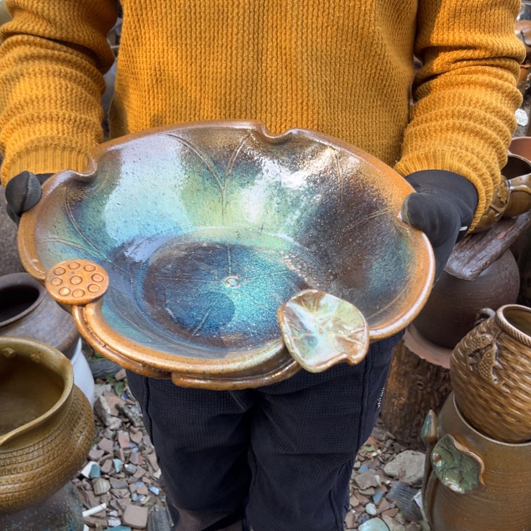 红陶高9口30无孔