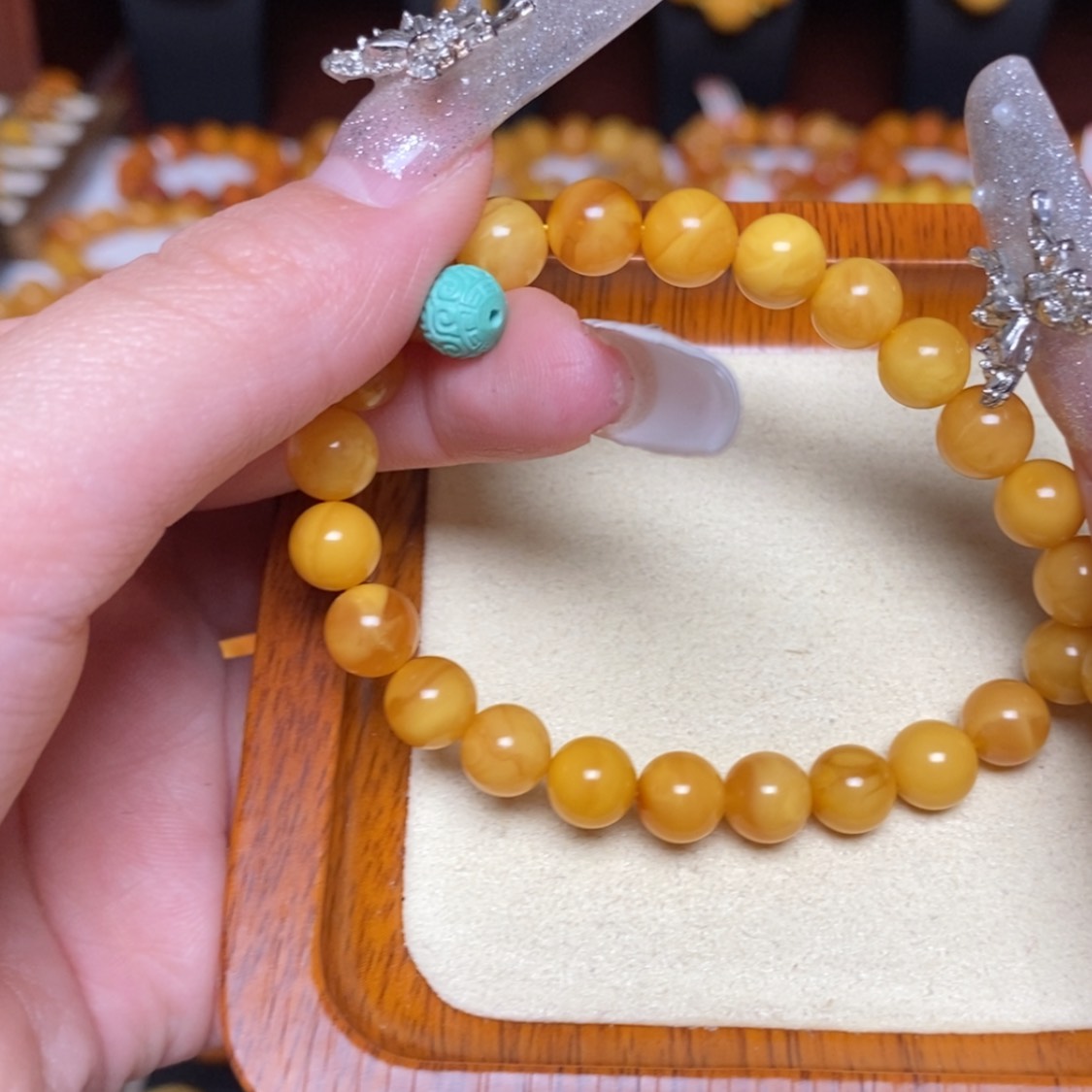 【闪购商品】蜜蜡手链未镶嵌手串