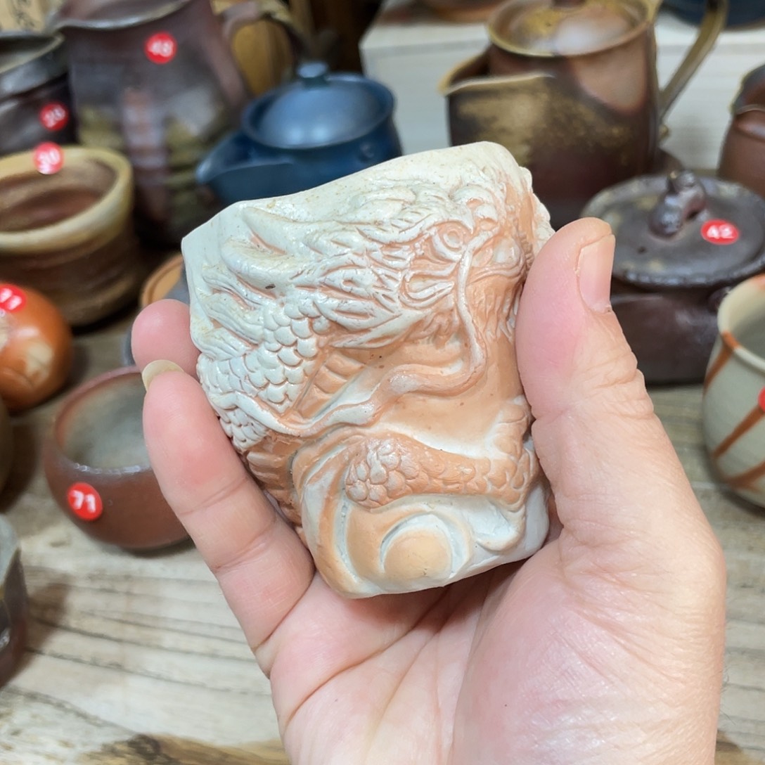 备前茶杯茶宠茶盘