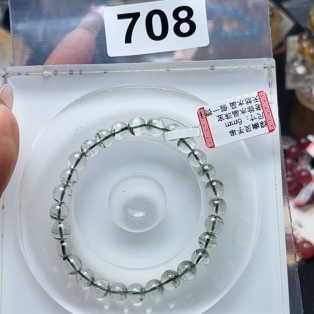 水晶手串708。未镶嵌?*