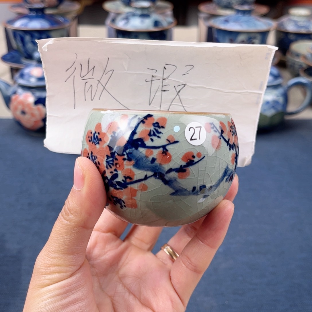 杯景德镇手绘手工茶具