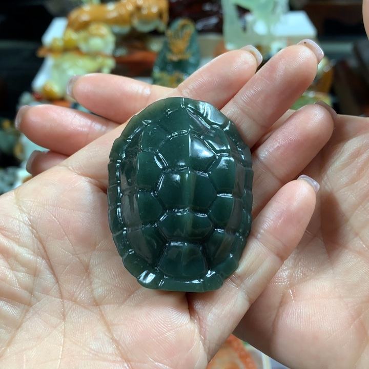 蛇纹石玉未镶嵌手把件༽****?