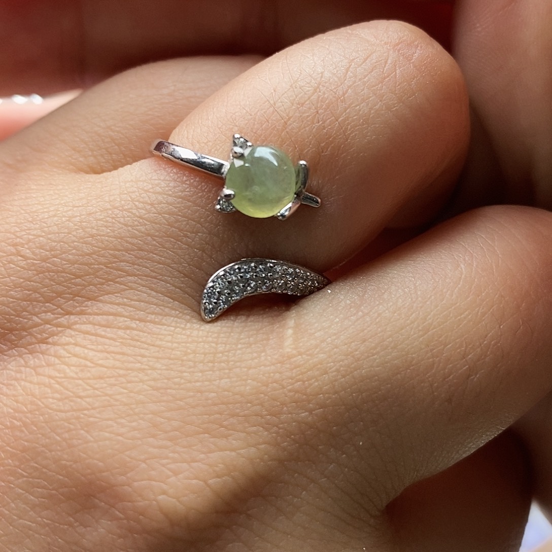 翡翠未镶嵌戒指翡翠