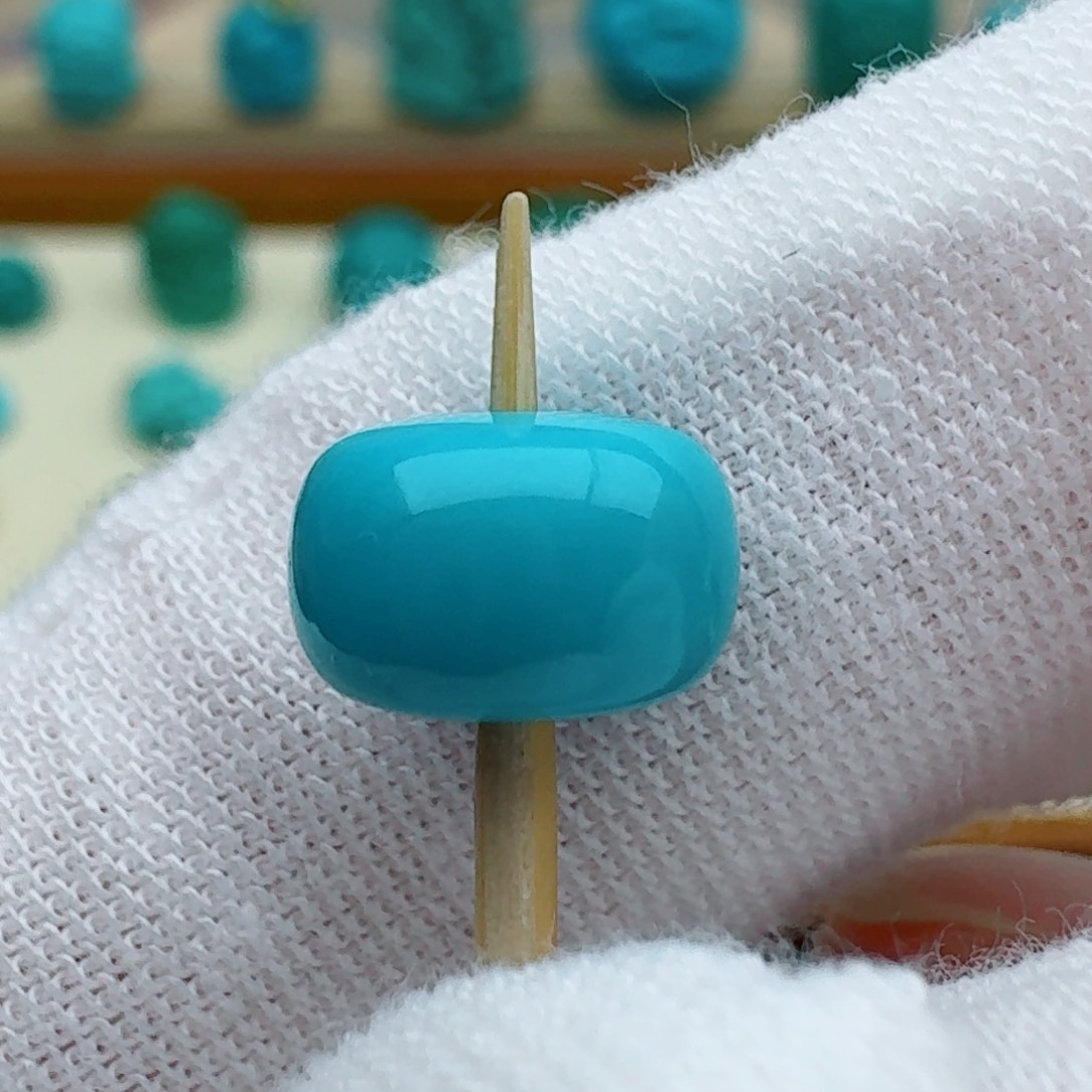 绿松石未镶嵌鼓珠9