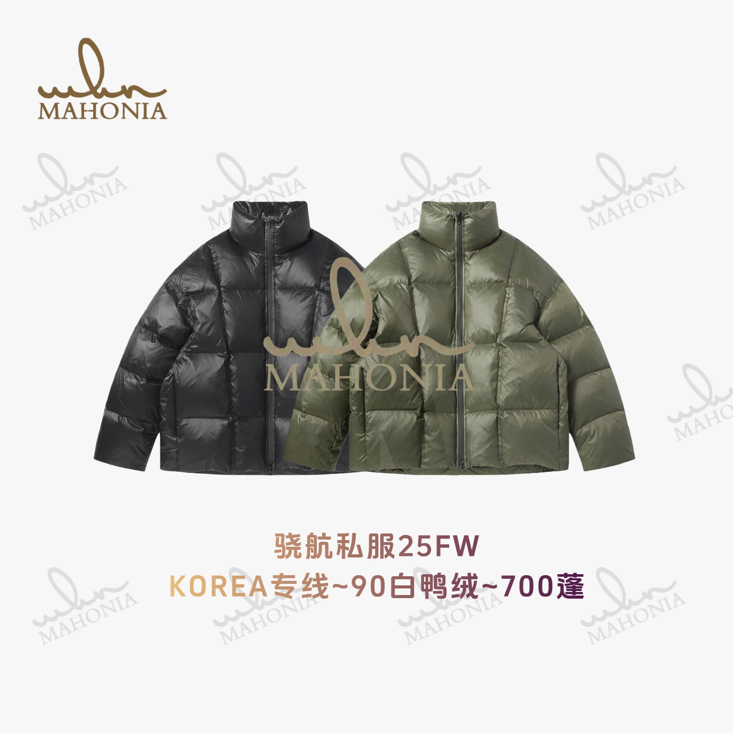 【断码活动】700蓬白鸭绒羽绒服亮面高质感面包服立领宽松冬季厚款