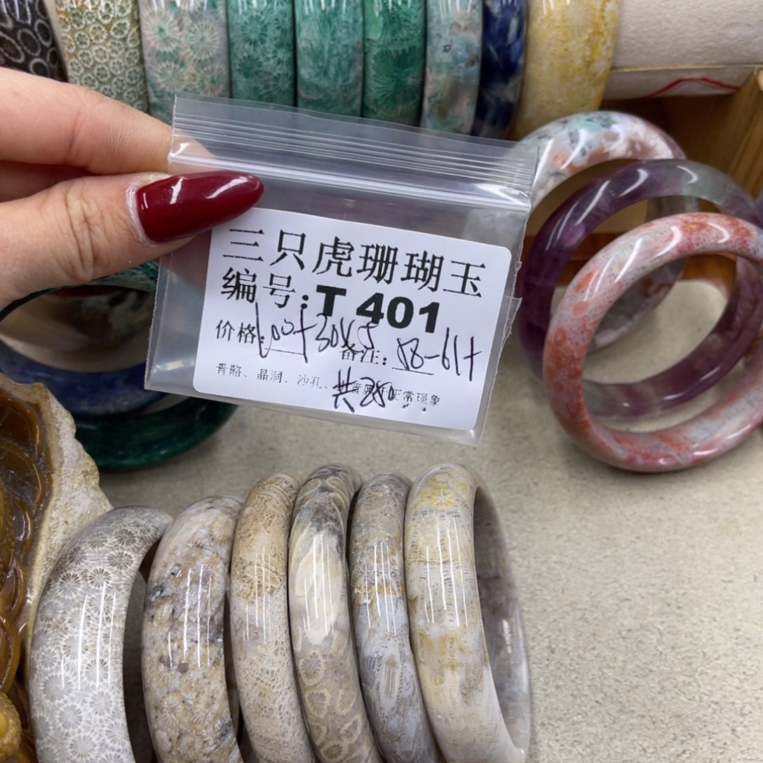 ****肉硅化珊瑚（珊瑚玉）未镶嵌h