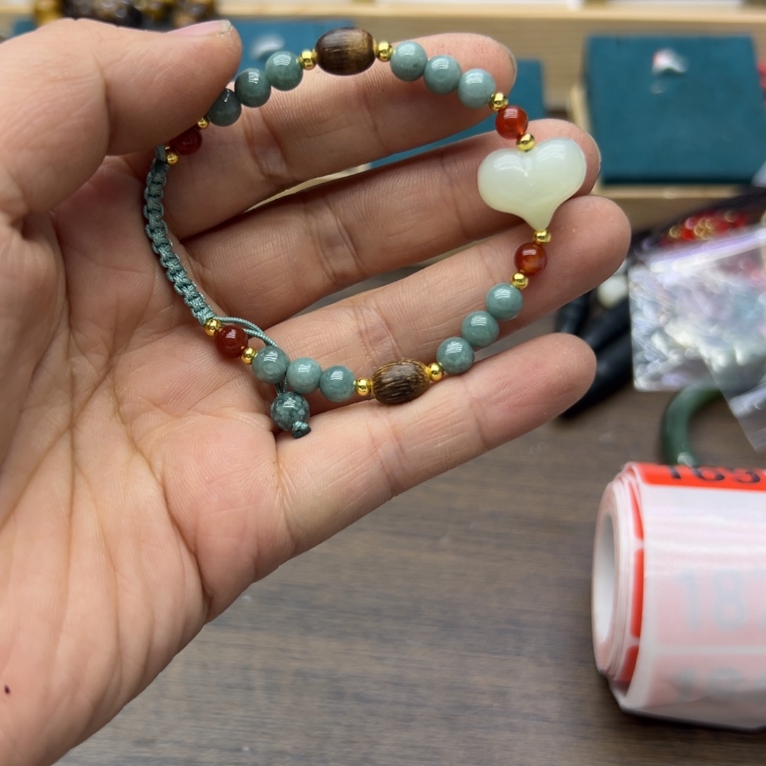 和田玉未镶嵌手链169