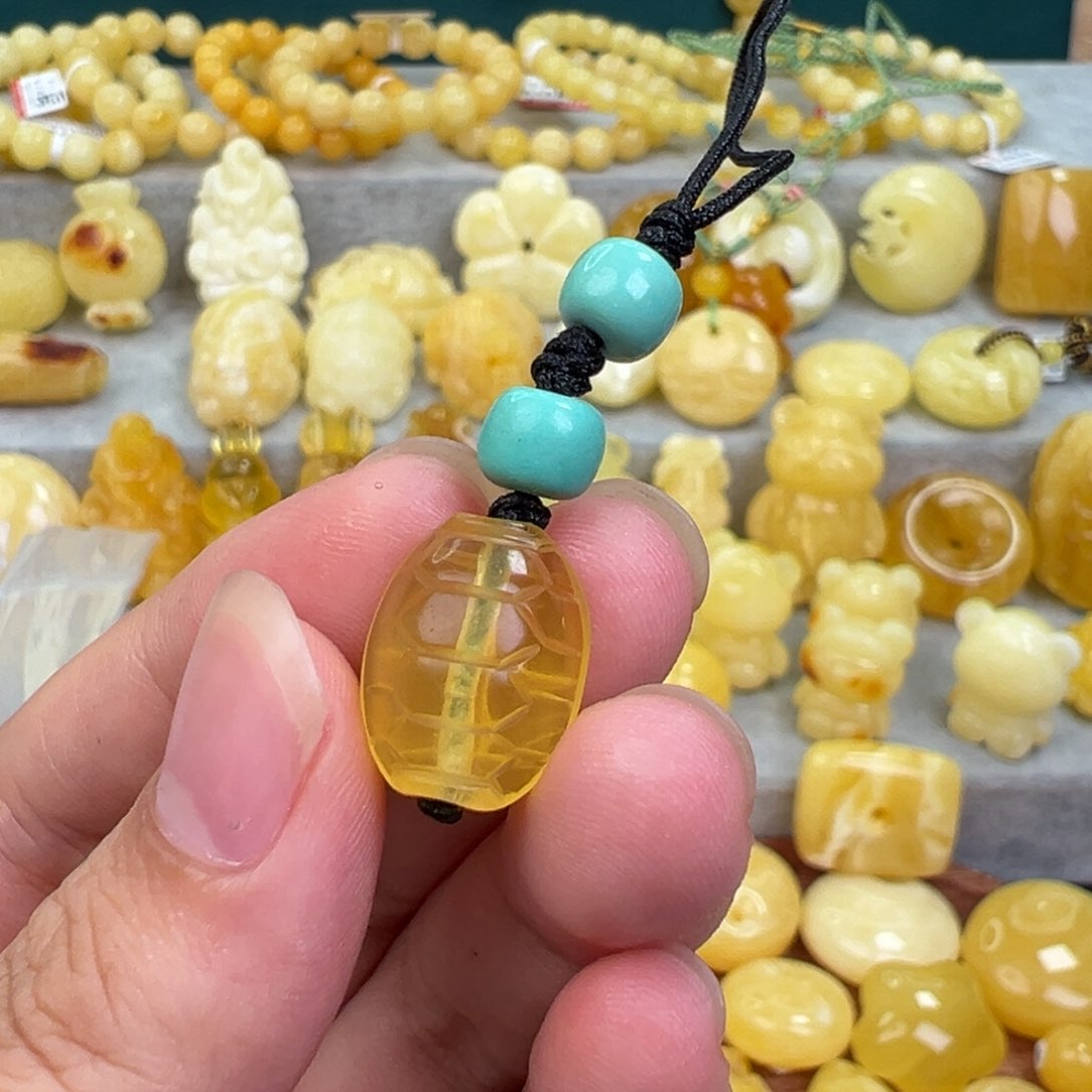 未镶嵌琥珀手链蜜蜡